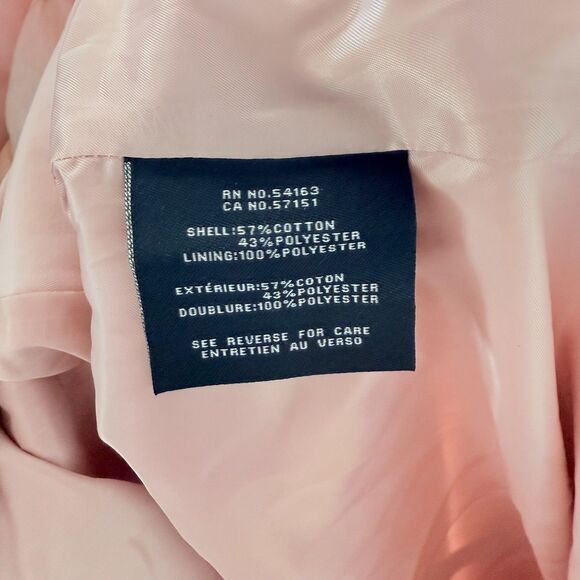 NWT Cole Haan Signature Women's Hooded Double Breasted Trench Coat in Petal M - Picture 9 of 15